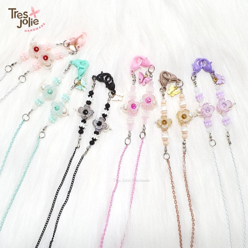 Camellia Strap Mask (strap mask hijab)