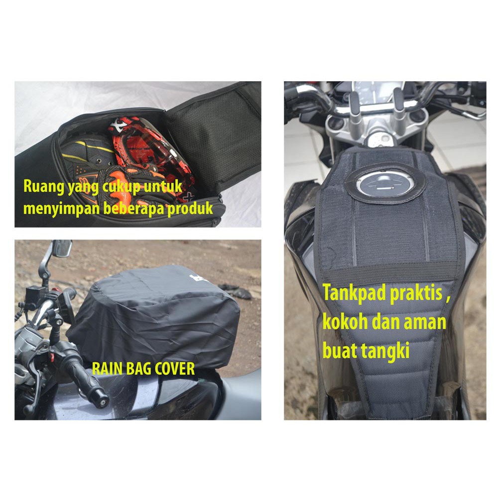 TAS TANGKI MOTOR TANKBAG HONDA CBR MEGAPRO VERZA CB150R TIGER YAMAHA VIXION BYSON MT25 R15 SCORPIO -
