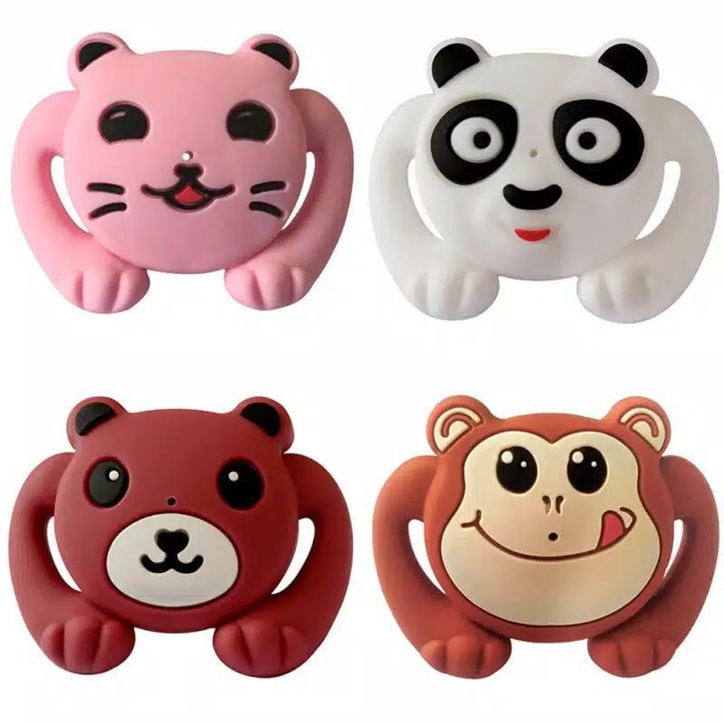 Empeng Dot Bayi Silikon Gepeng Premium Karakter Lucu Free Case