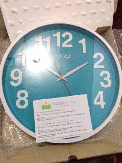Jam Dinding Nobel 7186b Diameter 36cm - Large Size