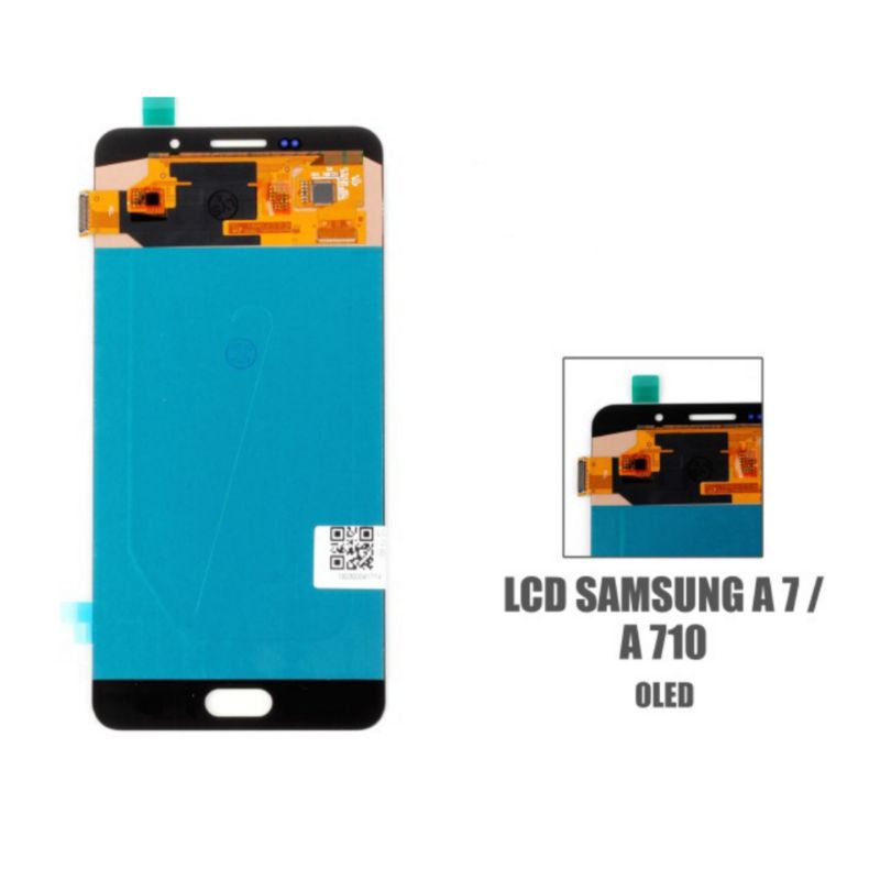 LCD TOUCHSCREEN SAMSUNG A7 2016 / A710 / A7100 ORIGINAL OLED (FINGERPRINT)