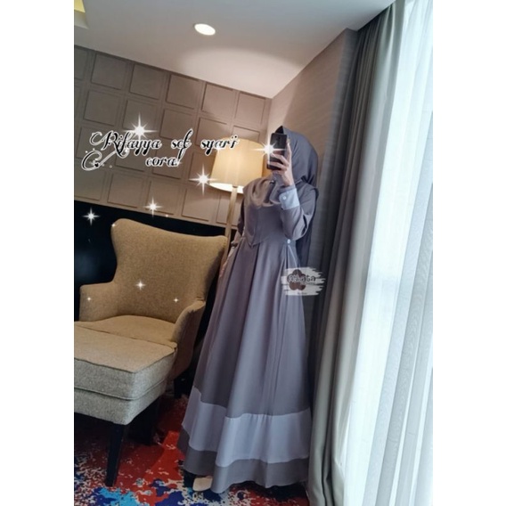 BESTSELLER GAMIS RIFAYYA SET SYARI ORI ATHATA | GAMIS SYARI