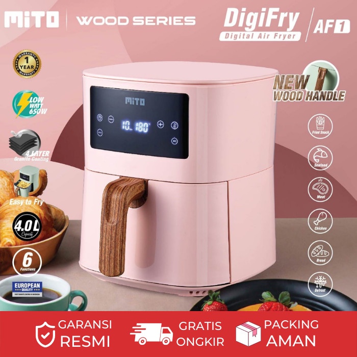 MITO AF1 / AF 2 Digital Air Fryer | Penggorengan Tanpa Minyak | DigiFry