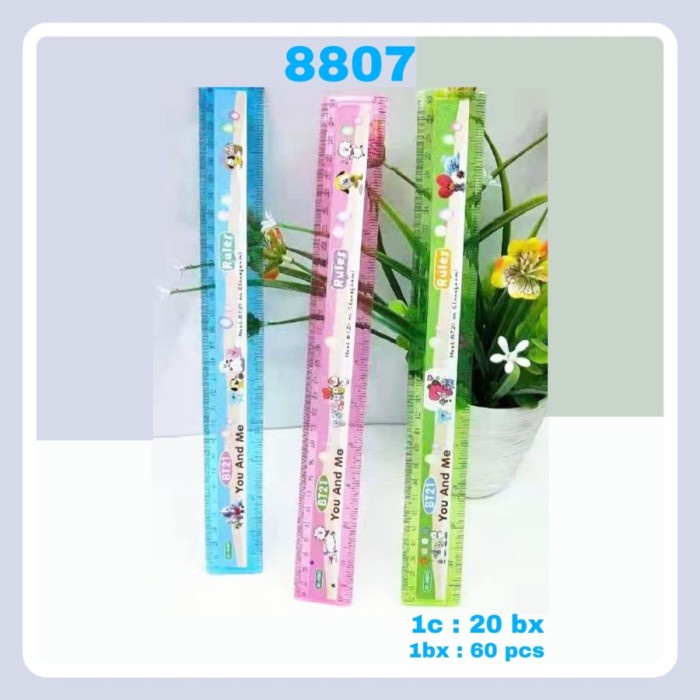 

Penggaris 30cm Warna Bergambar Lucu/Penggaris Lebar/Ruler