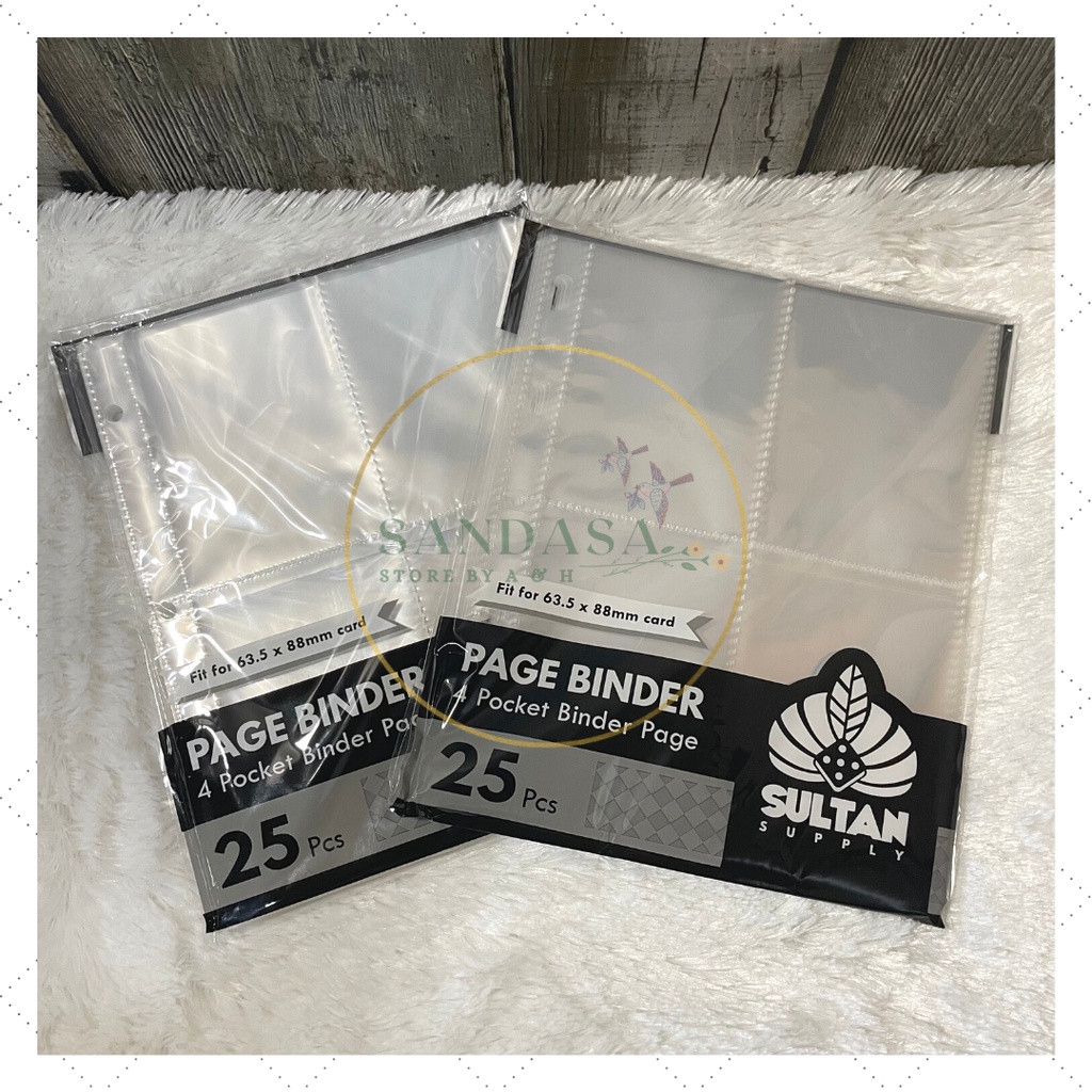 [PACK] Sleeve A5 4p double sided (8 Pocket) | 3 Holes | 7 Holes | Page Binder | Photocard | Kpop Col