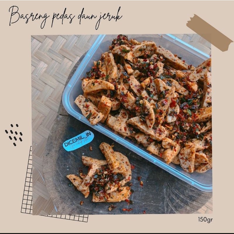 

Basreng pedas daun jeruk BOX 150gr