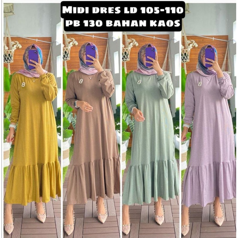 ARVITA MINI DRESS TERBARU~ GAMIS KEKINIAN GAMIS TERBARU DISKON