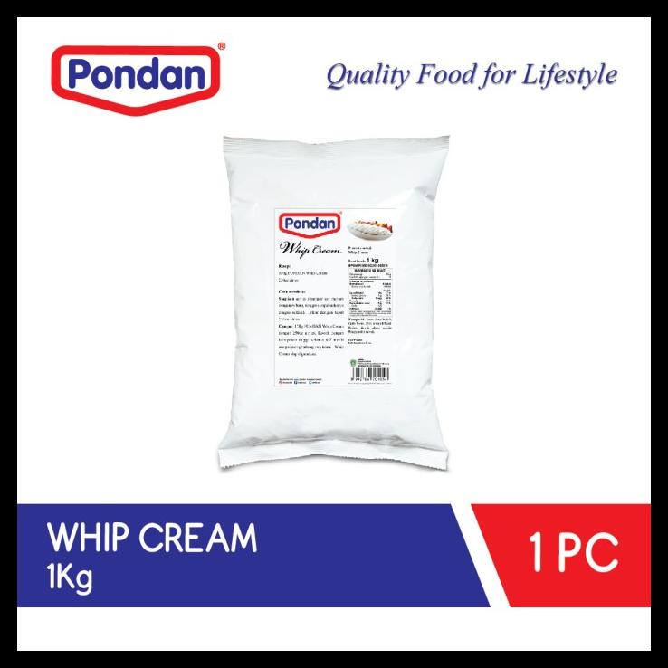 

Pondan Whip Cream (Bulky)