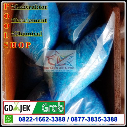 Trusi Kristal / Pewarna Biru Kolam Renang / Obat Kolam Anti Lumut