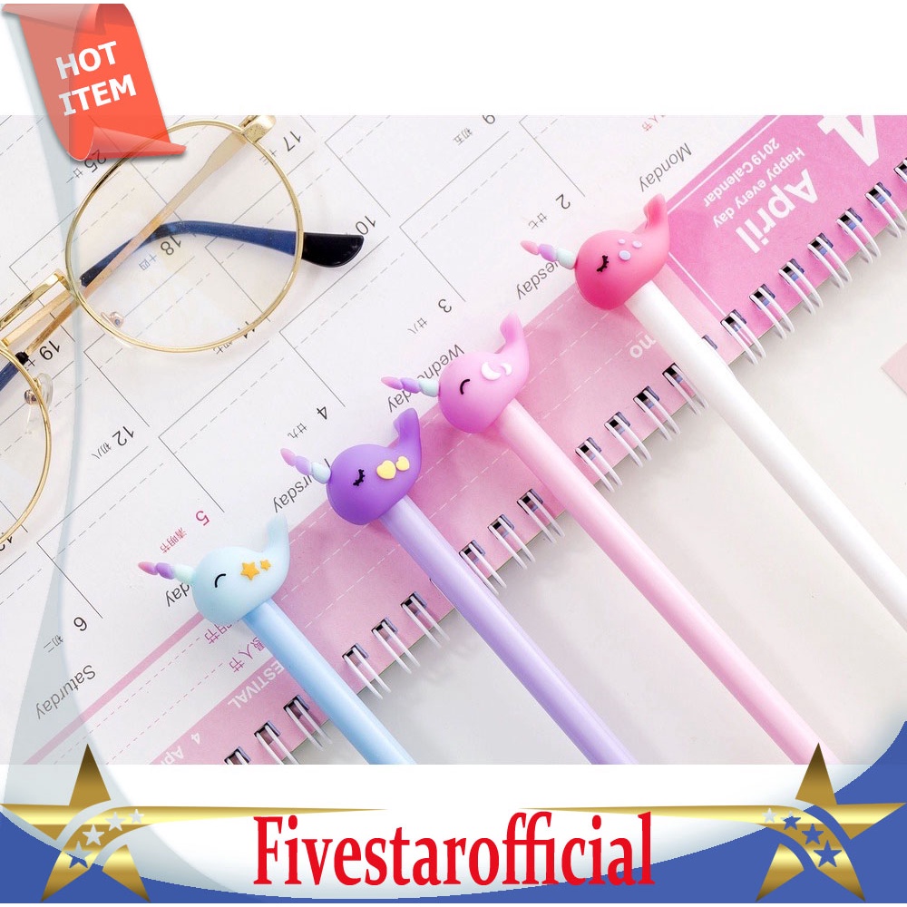 

Pulpen Lumba Lumba Pena Unik Bolpen PENA PAUS NARWHAL - PULPEN IKAN PAUS TANDUK LUCU - FIVESTAR