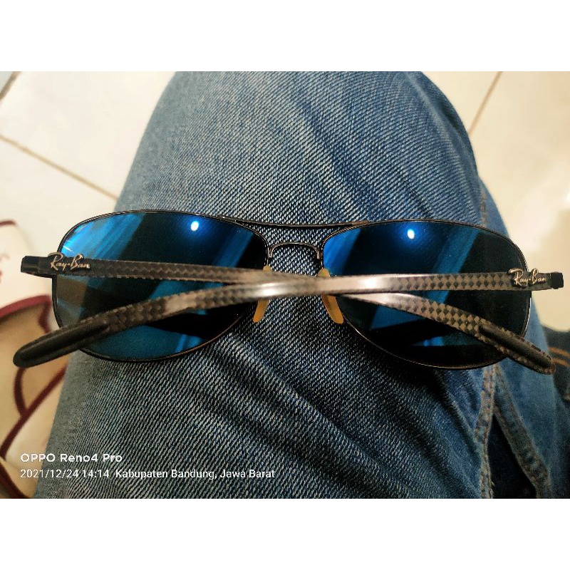 kacamata Rayban carbon fiber RB8301 002/7