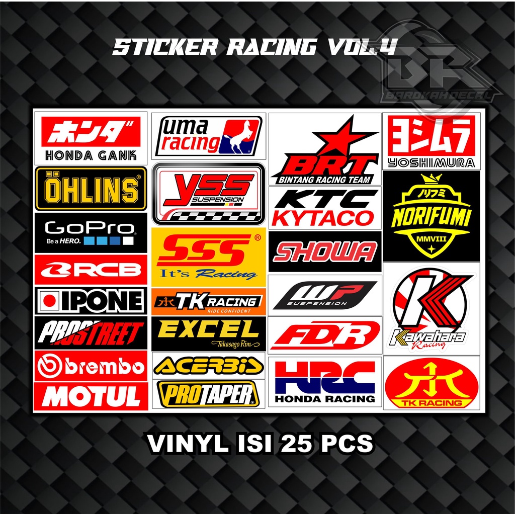 Sticker Racing Pack Stiker Motor