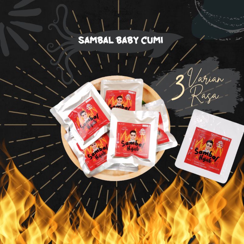 

Sambal Baby Cumi Kemangi Kemasan Sachet