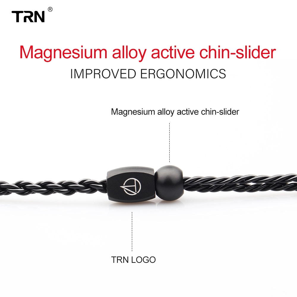 Trn 6 Core Kabel Kepang High Purity Bahan Tembaga iem 2Pin mmcx