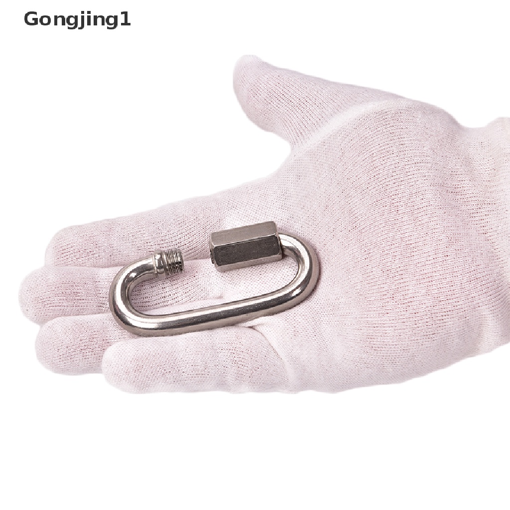 Gongjing1 Carabiner Bahan Stainless Steel Untuk Panjat Tebing