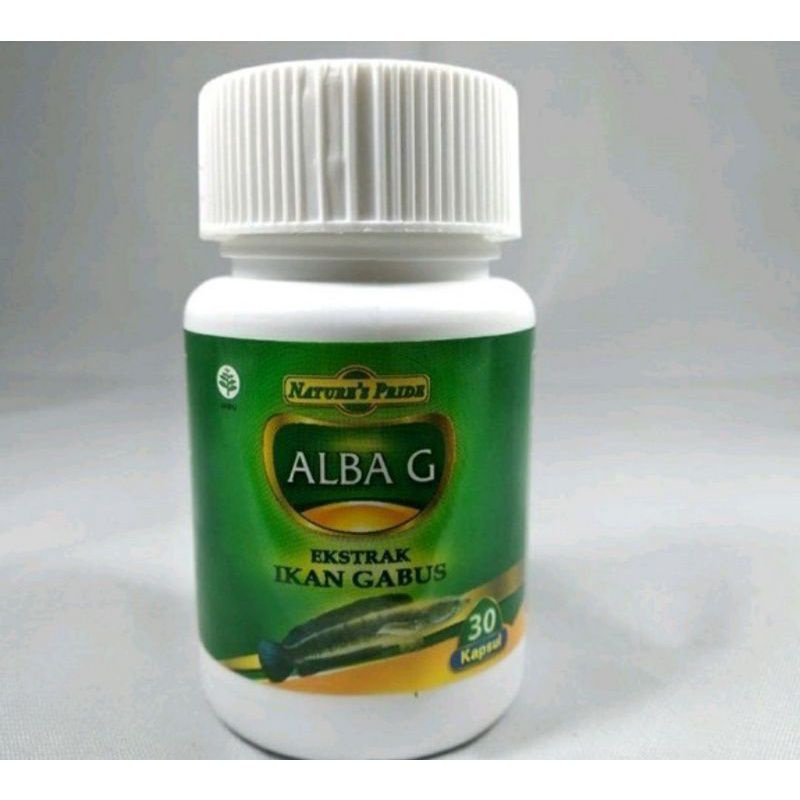 Alba G ekstrak ikan gabus isi 30 kapsul