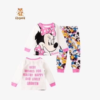 Disney Mickey Minnie Mouse Little Girls Toddler Pajama Set Donald Duck 