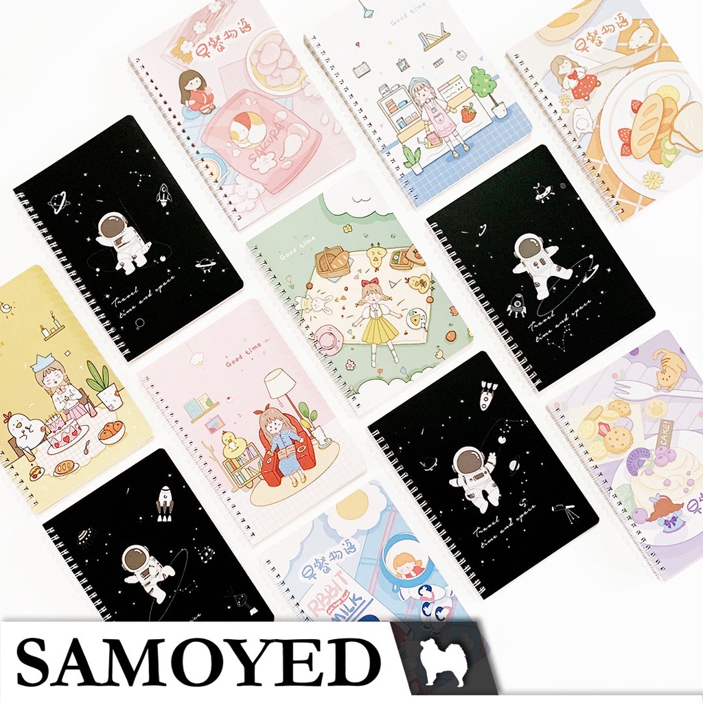 

SAMOYED NBMI-01 Buku Catatan / Notebook A5 Motif Lucu / Fancy / Kartun / Karakter