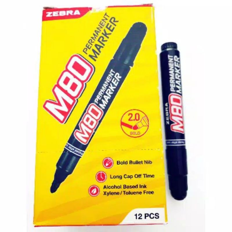 

Zebra Permanent Marker M80 1 Lusin