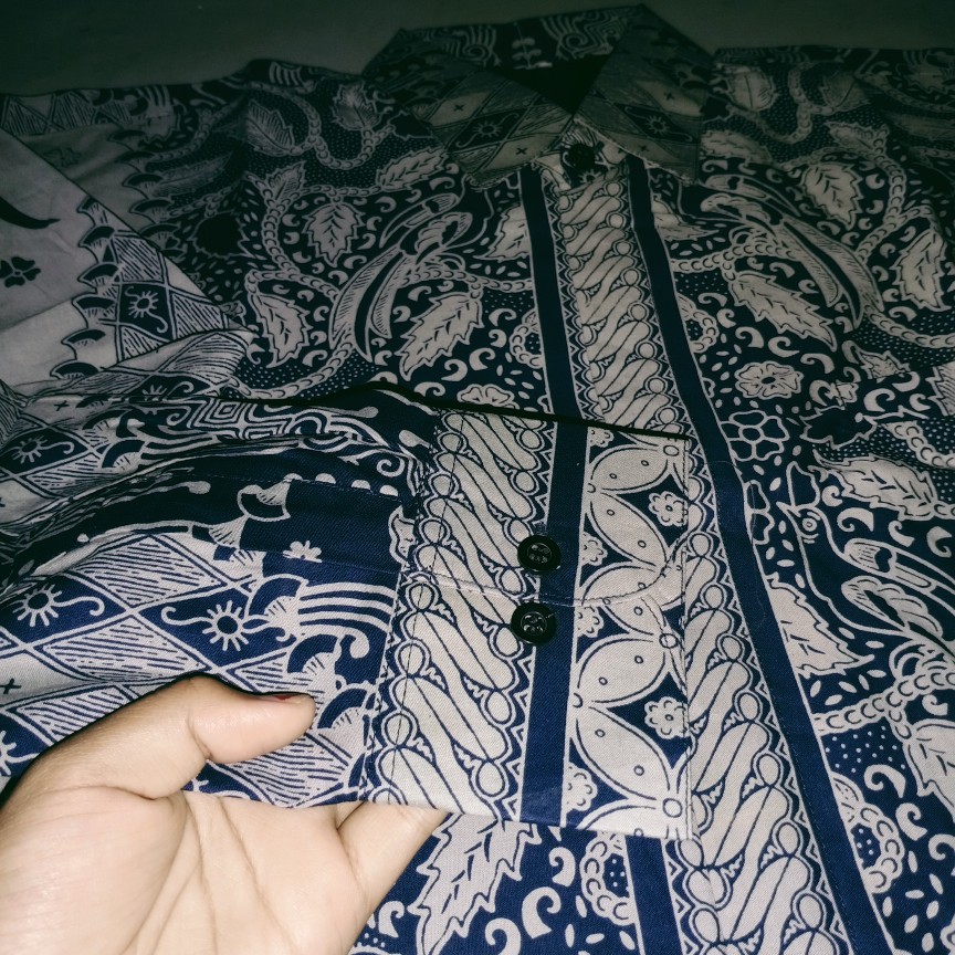 Byantara Kemeja Batik Pria Lengan Panjang Full Furing Bahan Katun Sragenan By Kanaya