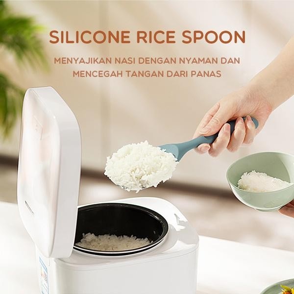 Spatula Centong Sendok Sayur Sutil Silikon Utensil Anti Panas Samono