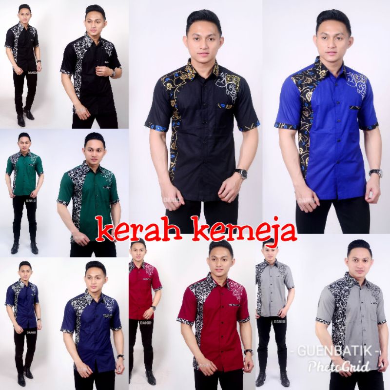 Hem kombinasi - batik ORI Pekalongan