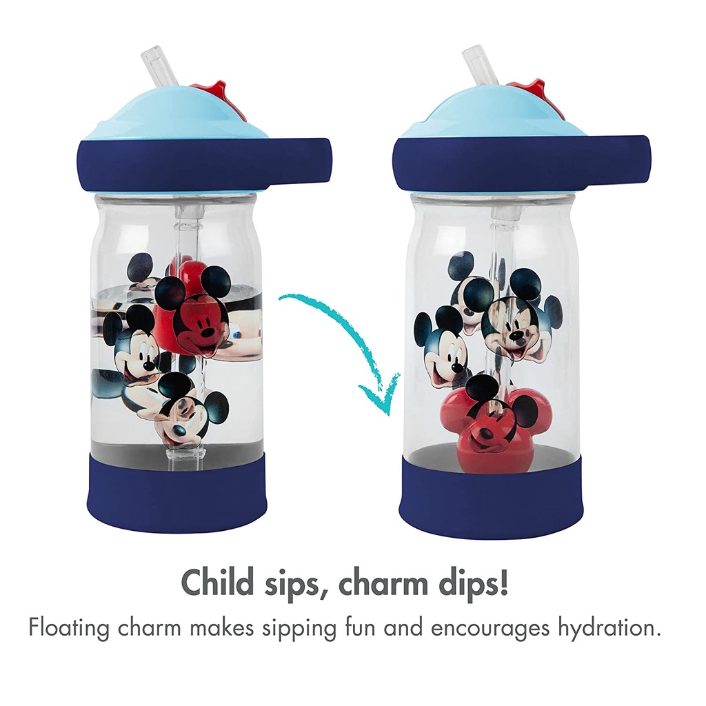 Newmei - The First Years Sip &amp; See Toddler Water Bottle with Floating Charm / Botol Minum Anak 24m+ 12 Oz / 355ml (Tersedia varian Karakter)