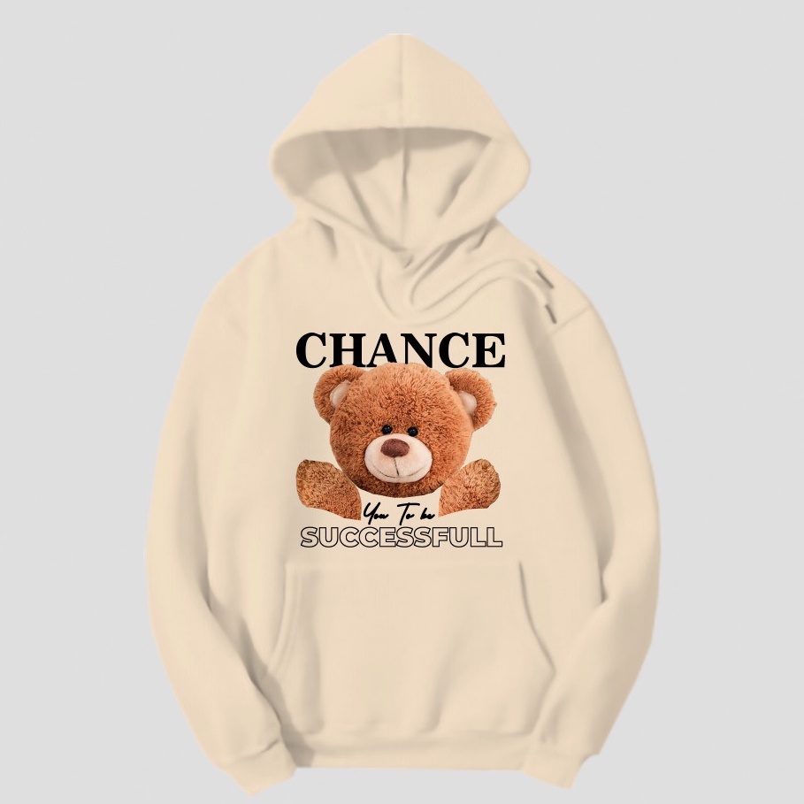 Chance Bear Hoodie - Hoodie Beruang Unisex