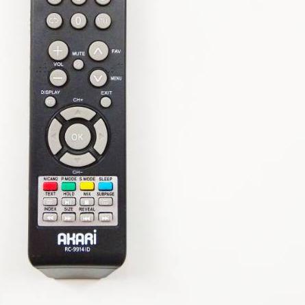 ☜ REMOT / REMOTE TV LCD / LED AKARI RC-9914ID / RC-9914AS ORIGINAL PABRIK / AKARI MAGNETO / KIRANA ➯