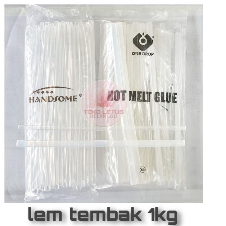 

Tidak Diragukan.. Isi lem tembak 1KG KILOAN / refill lem lilin / glue gun kecil / lem bakar panjang 30cm (1kg +/- 96 biji lem kecil)