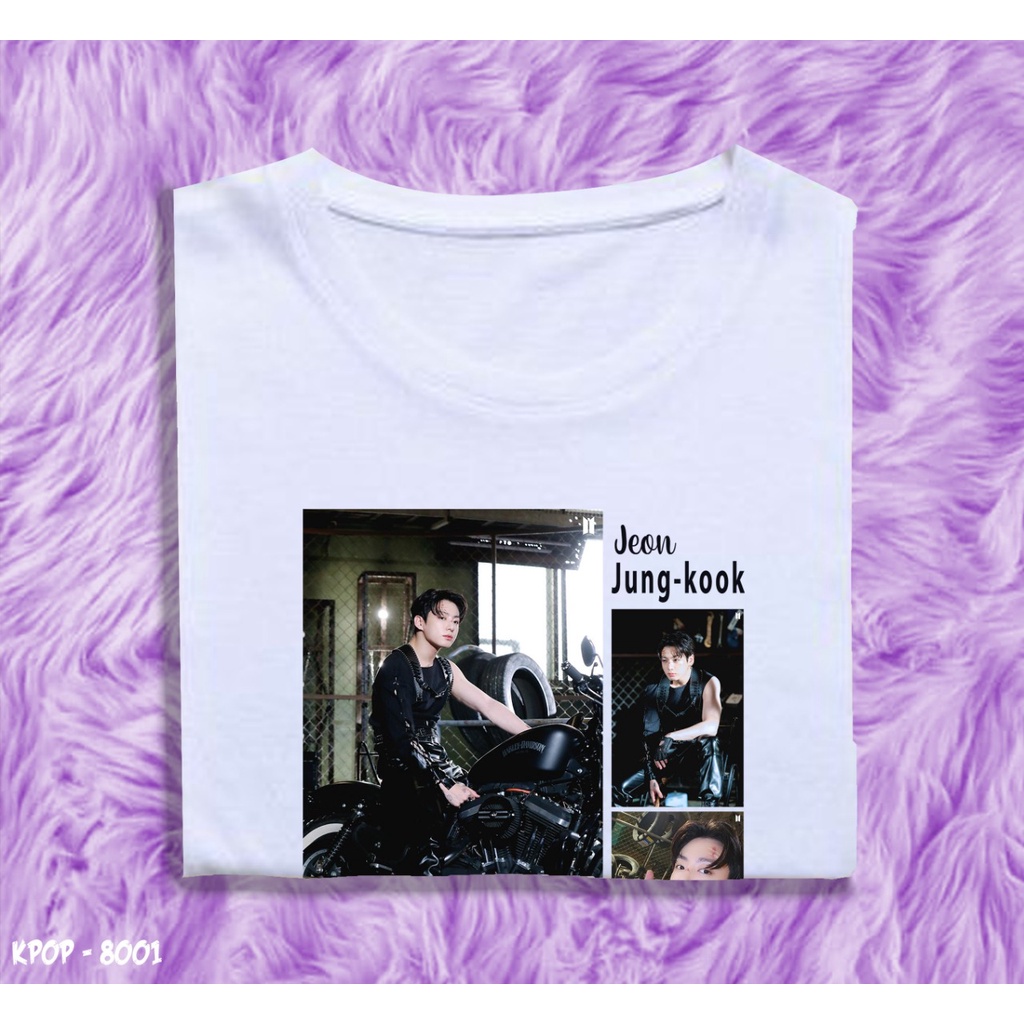 T-SHIRT / KAOS KPOP BTS / PERSONIL JUNG-KOOK / REAL PICTURE / 2022