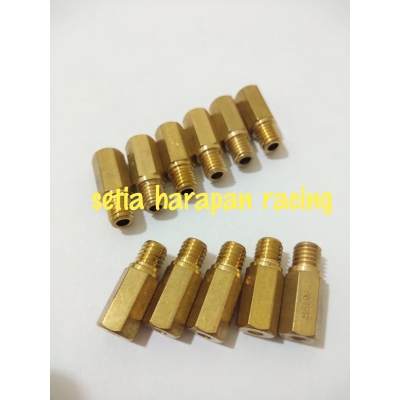 main jet pwk spuyer keihin semua ukuran 100,102,105,108,110,112,115,118,120,sampai,165 not ktc.moto1