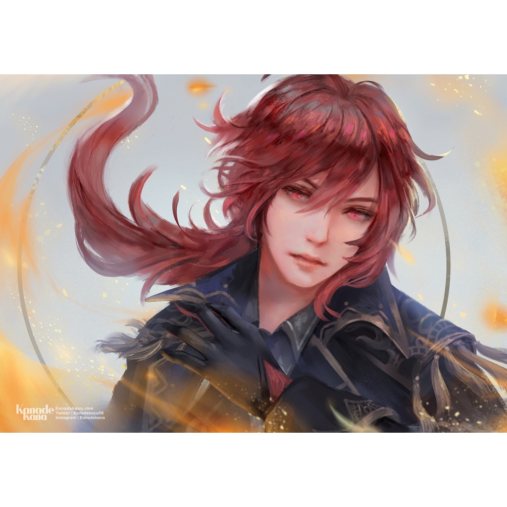 Genshin Impact Artprint - Diluc