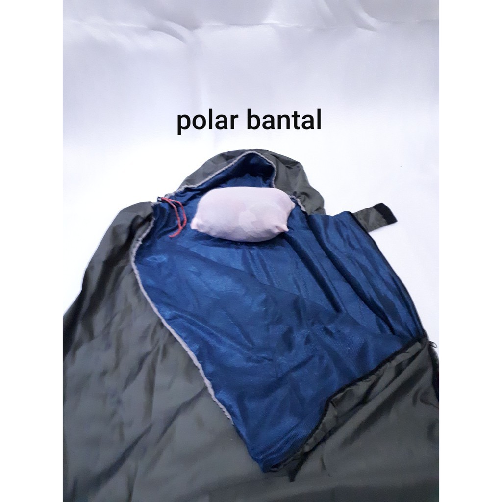 【Warna Dipilih】 Sleeping Bag Polar Bantal Kids` Kantong Tidur Anak` SleepingBag Ringan Mini Compact