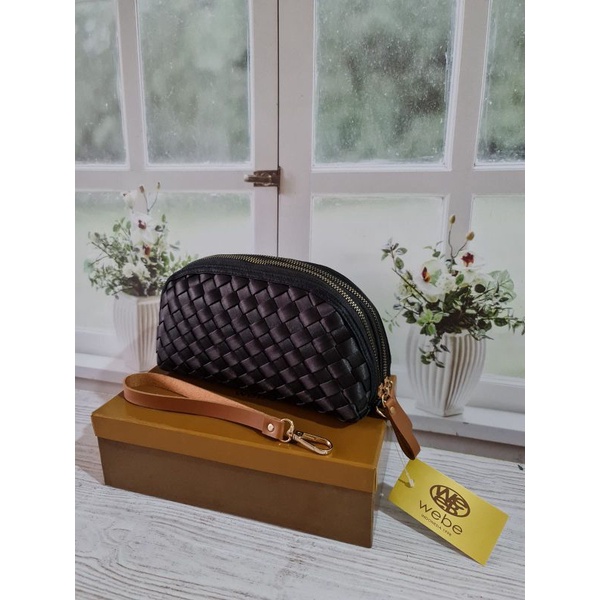 Dompet Papirut Koin Res2 Oval Webe Anyam