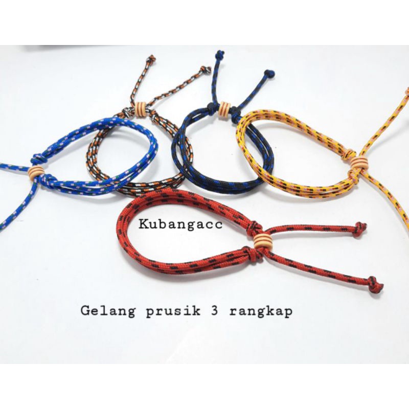 promoooo.gelang prusik 3 rangkap, gelang prusik keren,gelang cowok/cewek, gelang tali. gepang murah,-1