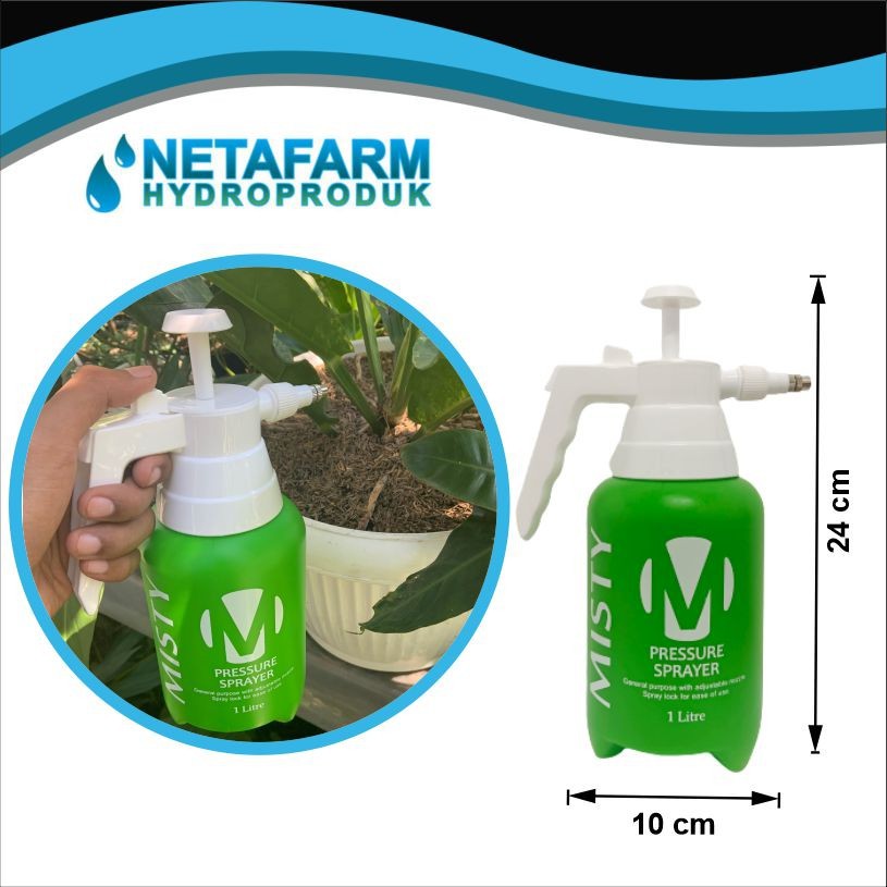 Alat Semprot Hand Sprayer MISTY 1 Liter ( warna Hijau )