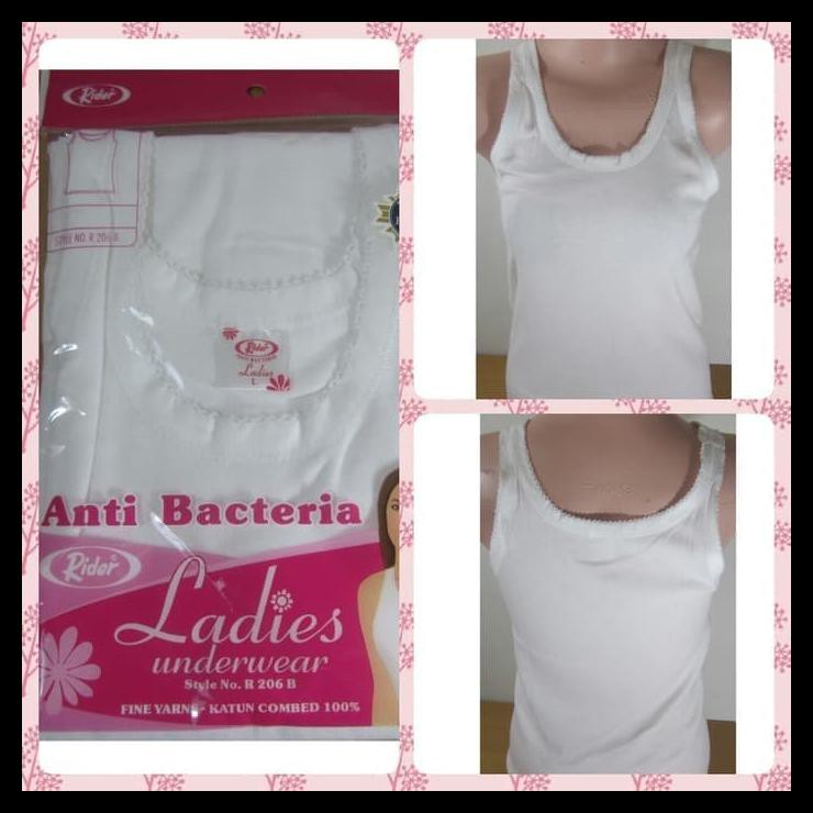 LADIES SINGLET / SINGLET WANITA ANTI BACTERIA RIDER R 206 BP