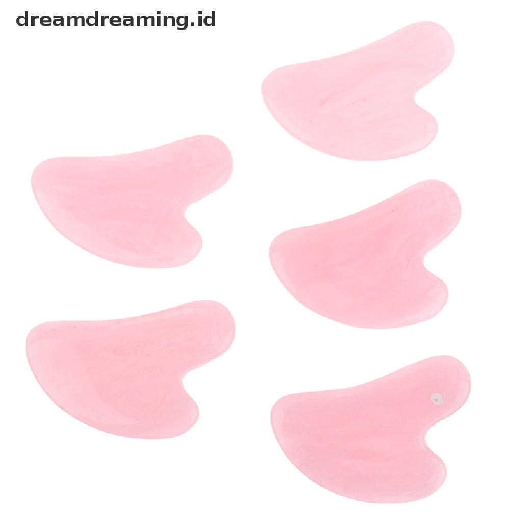 Dreamdreaming.id 1pc Alat Pijat Gua Sha / Akupuntur Wajah