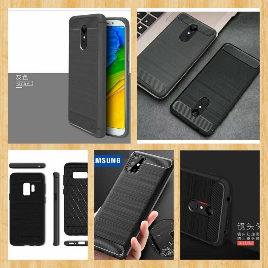 REALME 8I SOFCASE IPAKY KARBON - KARBON FIBER CASE REALME 8I - BD