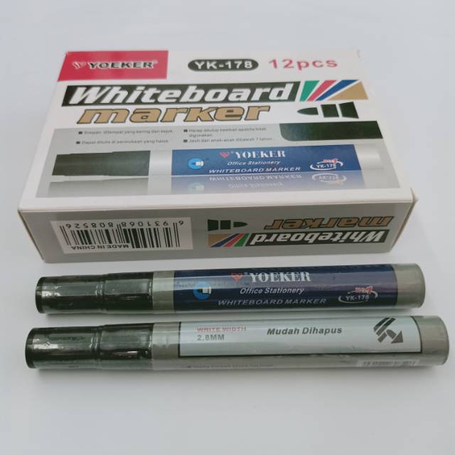 [COD] SPIDOL WHITEBOARD SPIDOL HITAM BOARDMAKER TYPE  KY-178 PER 1 PCS  BUAT EBOOK MUSLIM 4 BHS