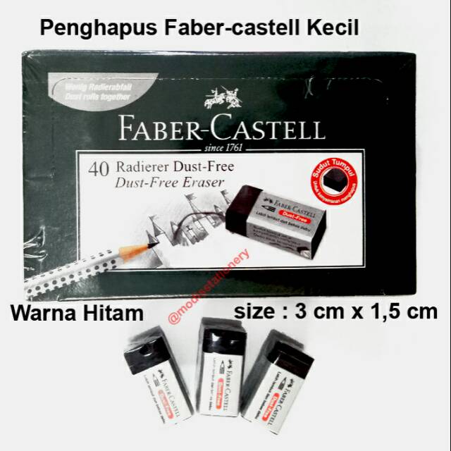 

Penghapus faber castell hitam eraser
