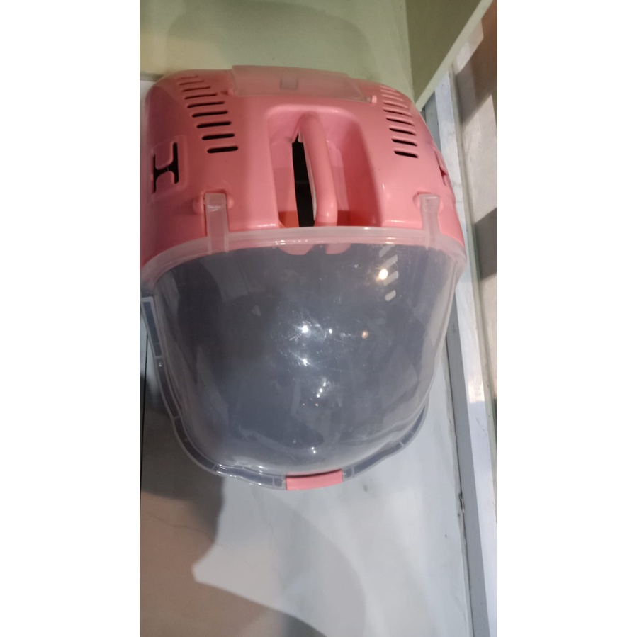 KN-500 PLASTIC PET CARRIER W/ CUSHION 46X35.5X32