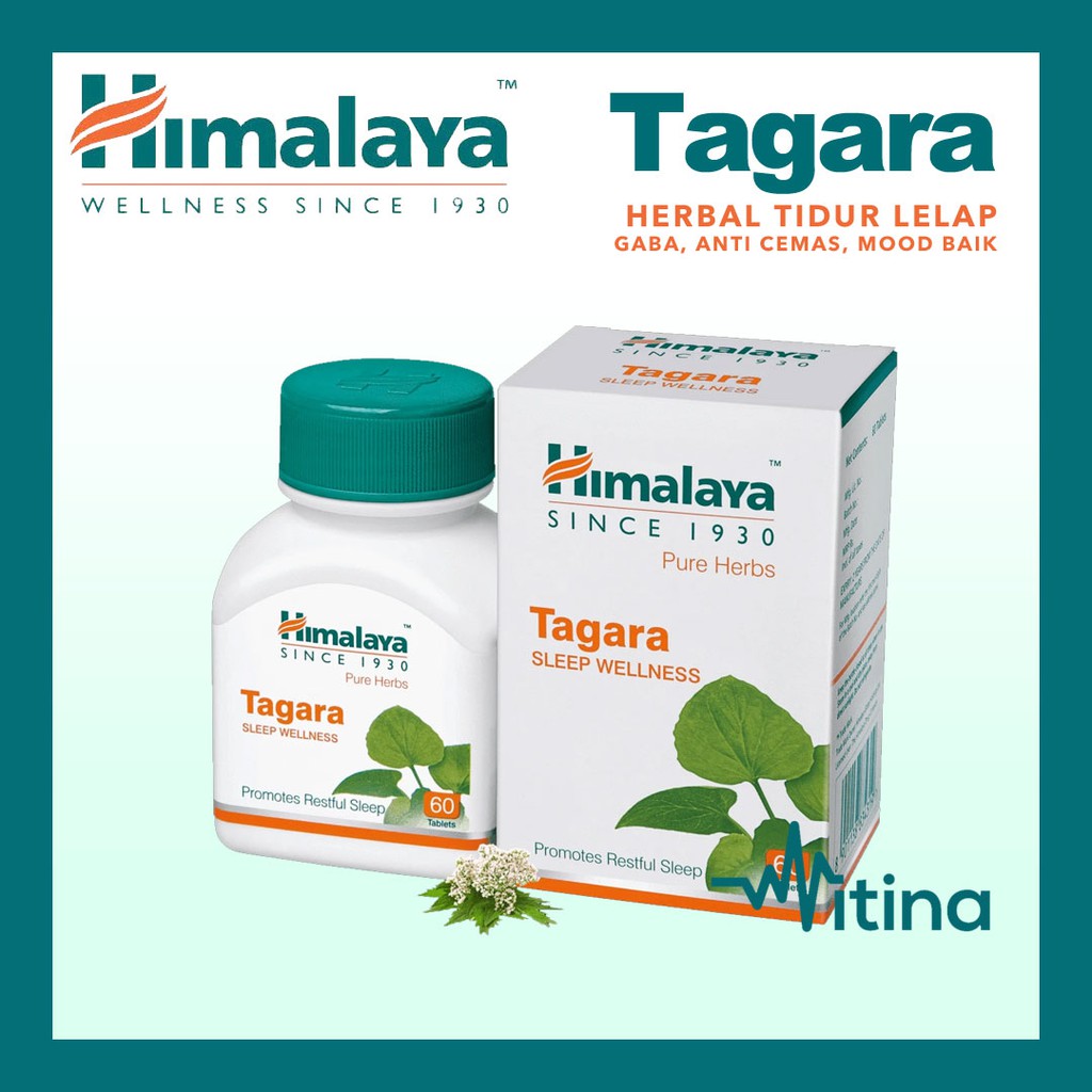 HIMALAYA TAGARA HERBAL TIDUR NYENYAK ANTI CEMAS STRESS INSOMNIA GABA