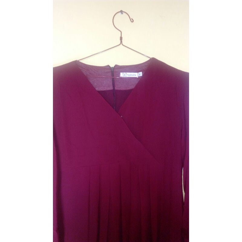 [PRELOVED] GAMIS NEO PERDANA ALILA Maroon
