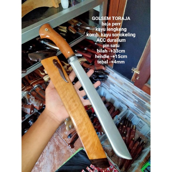 GOLSEM ANTIK GOLSEM TORAJA KUKRI GOLSEM KAYU LENGKENG