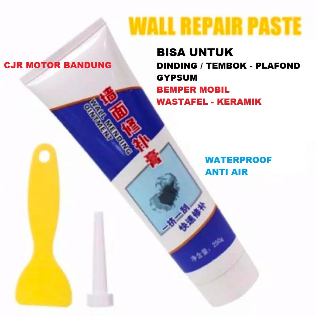 Dempul Semen Cair Tambal Dinding Gypsum Gipsum Tembok Plafond Bemper Retak Anti Air Wall Repair Past