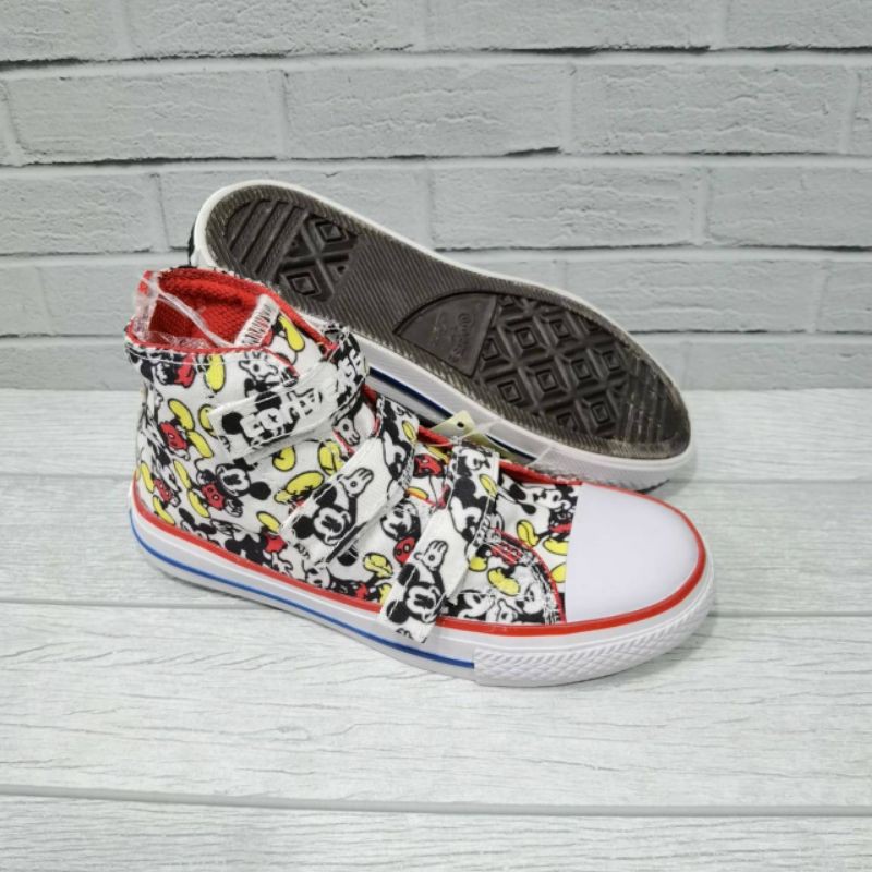 sepatu kids converse mickey mouse high