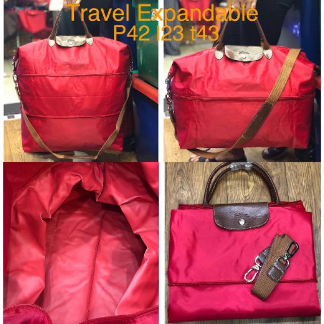 Jual 13 warna tas long lipat expandable cewek wanita travel fashion