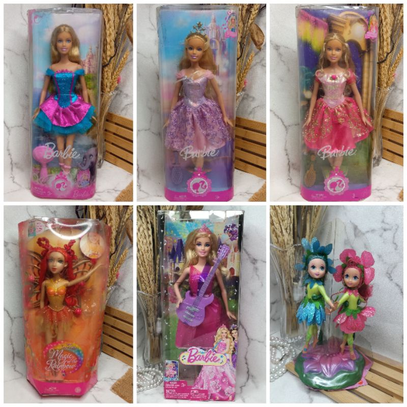Barbie Doll Movie - island princess, 12 dancing princess, magic of pegasus, fairytopia etc